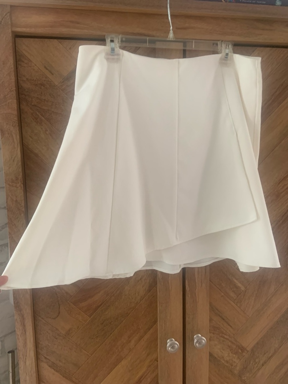 Worthington Ivory Asymmetrical A-Line Skirt